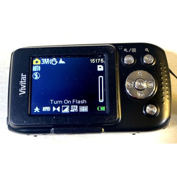 Vivitar Vivicam X020 10.1MP Compact Digital Camera And Case - Tested - Picture 3 of 6